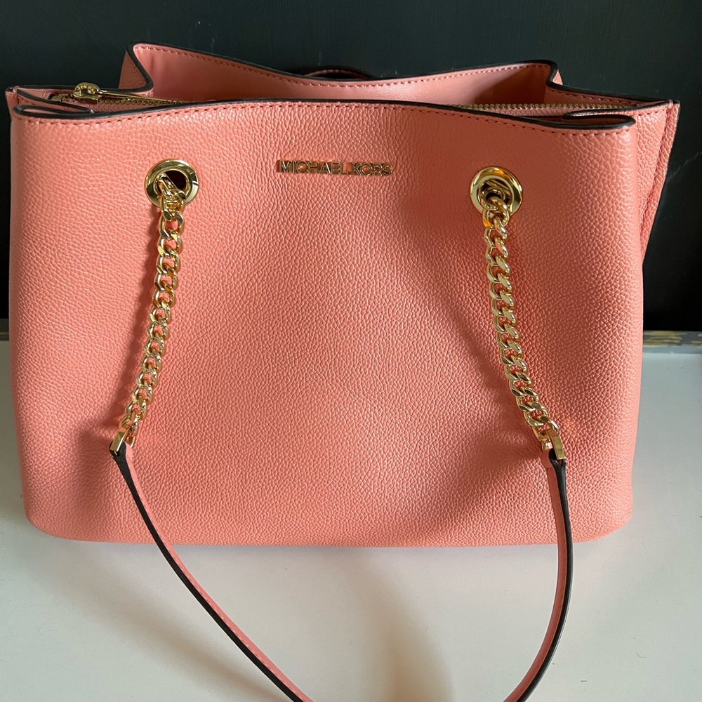 Coral Coach Bag